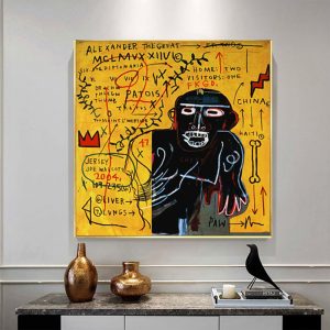 Wall Art - All Colored Cast By Basquiat - Canvas Prints-Poster Prints