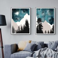 Wall art - Forest (2 sets)- Canvas Prints- Poster Prints