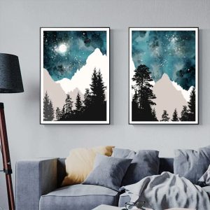 Wall art - Forest (2 sets)- Canvas Prints- Poster Prints
