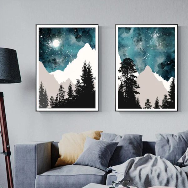 Wall art - Forest (2 sets)- Canvas Prints- Poster Prints