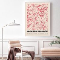 Wall Art - Jackson Pollock Exhibition IV  - Canvas Prints-Poster Prints