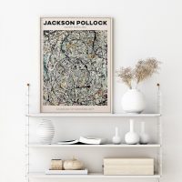Wall Art - Jackson Pollock Exhibition III - Canvas Prints-Poster Prints