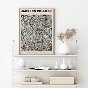 Wall Art - Jackson Pollock Exhibition III - Canvas Prints-Poster Prints
