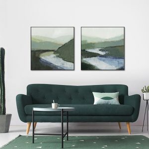 Wall Art - Abstract Landscape II (2 sets)- Canvas Prints-Poster Prints