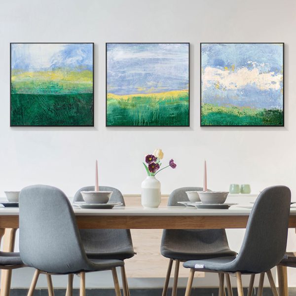 Wall Art - Landscape square size 3 Sets - Canvas Prints - Poster Prints
