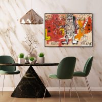 Wall Art - Neo Expressionist By Michel Basquiat - Canvas Prints-Poster Prints