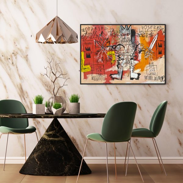 Wall Art - Neo Expressionist By Michel Basquiat - Canvas Prints-Poster Prints