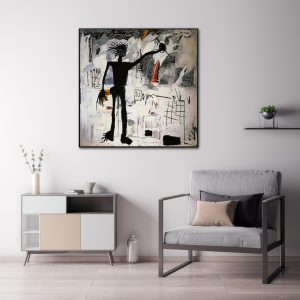 Wall Art - Self Portrait By Basquiat - Canvas Prints-Poster Prints