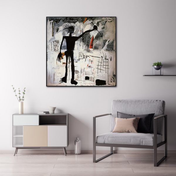 Wall Art - Self Portrait By Basquiat - Canvas Prints-Poster Prints