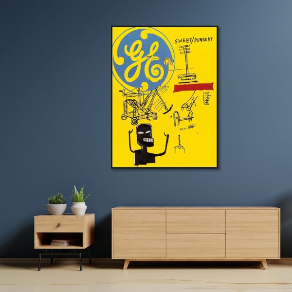 Wall Art - Sweet Pungent By Michel Basquiat - Canvas Prints-Poster Prints
