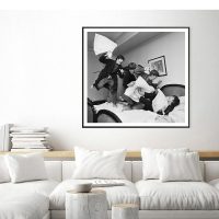 Wall Art - The Beatles Pillow Fight - Canvas Prints-Poster Prints