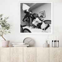 Wall Art - The Beatles Pillow Fight - Canvas Prints-Poster Prints - Image 2