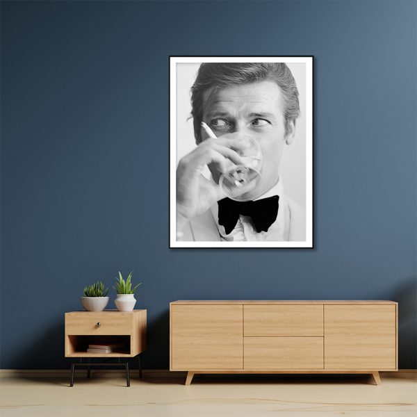 Wall Art - Roger Moore - Canvas Prints-Poster Prints - Image 2