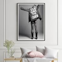 Wall Art - Kate Moss God Save the Queen - Canvas Prints-Poster Prints