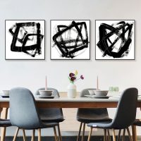 Wall Art - Opening Black (3 sets) - Canvas Prints-Poster Prints - Image 3