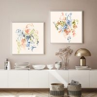 Wall Art - Summer Blooming (2 sets)- Canvas Prints-Poster Prints