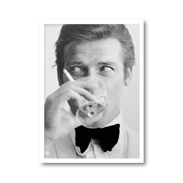 Wall Art - Roger Moore - Canvas Prints-Poster Prints - Image 3