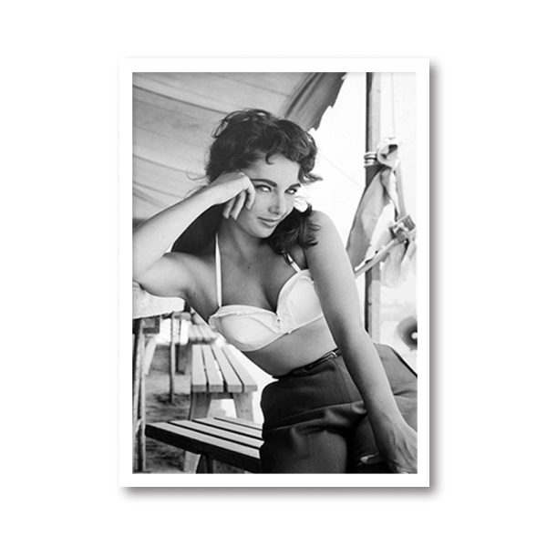 Wall Art - Elizabeth Taylor Poster - Canvas Prints-Poster Prints - Image 3