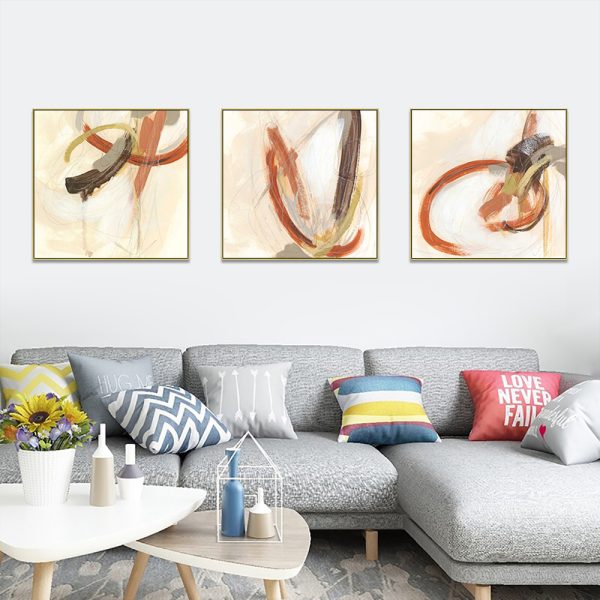Wall Art - Abstract moving (3 sets) - Canvas Prints-Poster Prints - Image 2