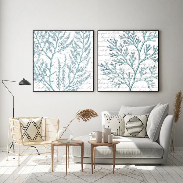 Wall Art - Algae (2 sets)- Canvas Prints-Poster Prints - Image 3