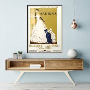 Wall Art - Audrey Hepburn with Two Dogs - Canvas Prints-Poster Prints