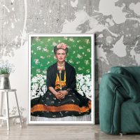Wall Art - Frida Kahlo Portrait - Canvas Prints-Poster Prints