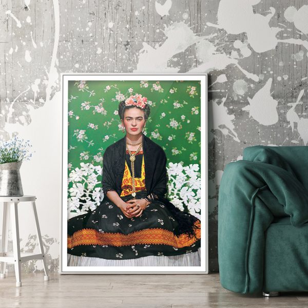 Wall Art - Frida Kahlo Portrait - Canvas Prints-Poster Prints