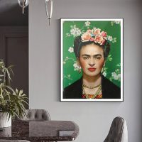 Wall Art - Frida Kahlo Self Portrait - Canvas Prints-Poster Prints
