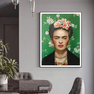 Wall Art - Frida Kahlo Self Portrait - Canvas Prints-Poster Prints