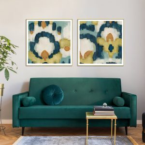 Wall Art - Green Navy Imaging (2 sets)- Canvas Prints-Poster Prints