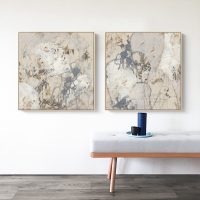 Wall Art - Impasto Gesture (2 sets)- Canvas Prints-Poster Prints - Image 2