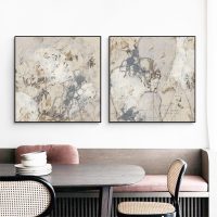 Wall Art - Impasto Gesture (2 sets)- Canvas Prints-Poster Prints - Image 3