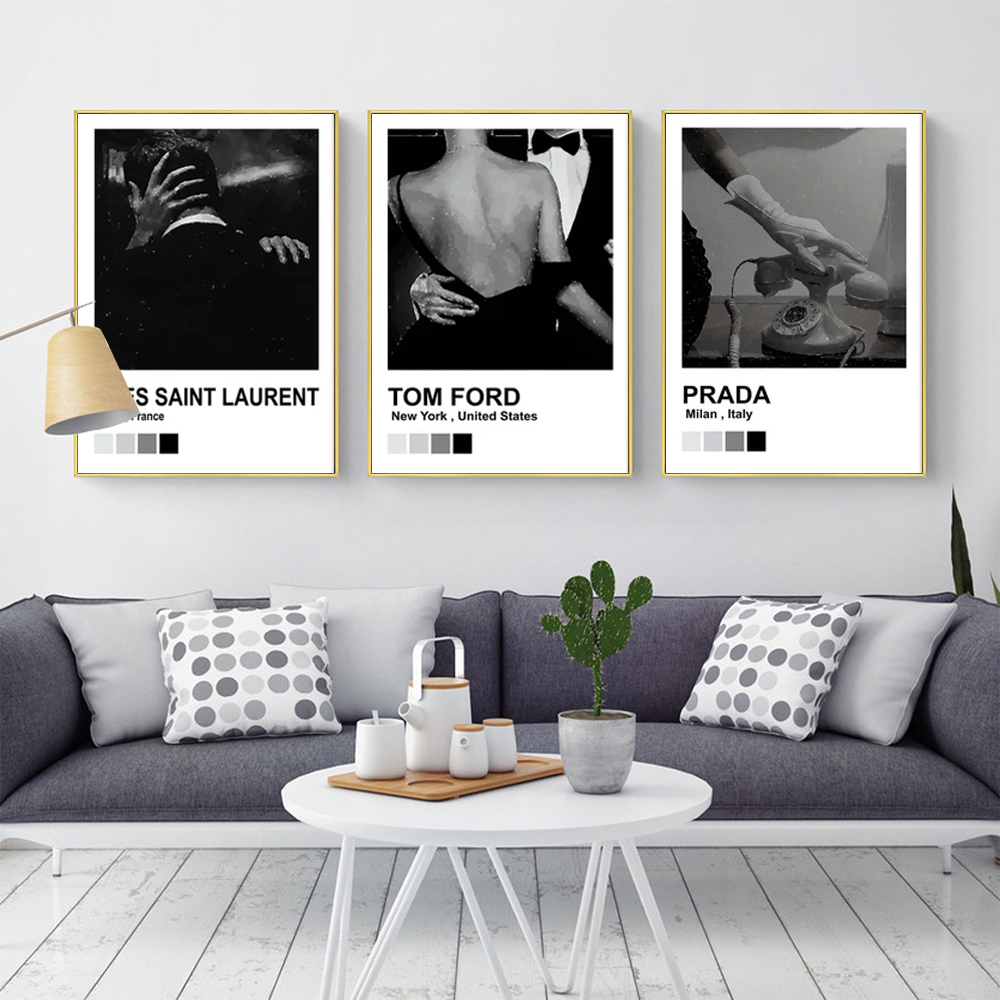 Wall Art - Luxury Fashion (3 sets) - Canvas Prints-Poster Prints