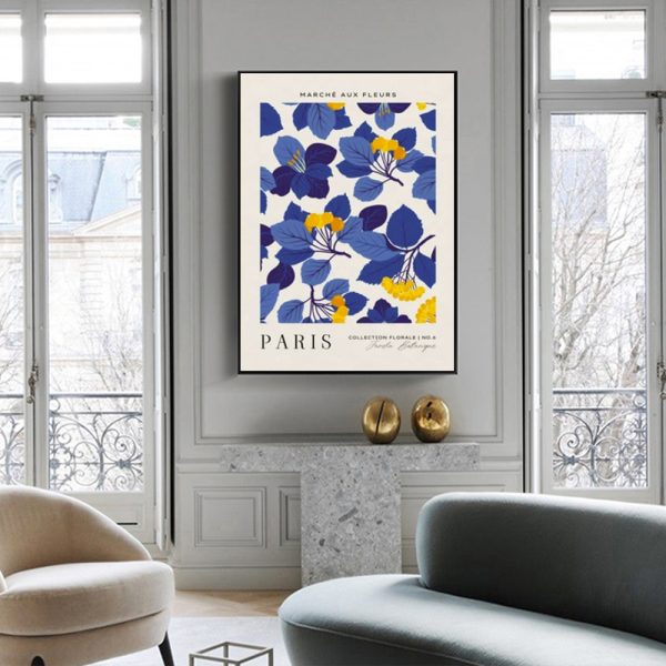 Wall Art - Paris Flower Market - Canvas Prints-Poster Prints - Image 2
