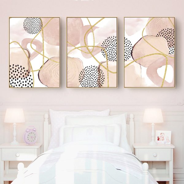 Wall Art - Watercolour Shapes (3 sets) - Canvas Prints-Poster Prints