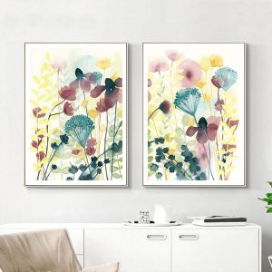 Wall art - Wildblumen im Summer (2 sets)- Canvas Prints- Poster Prints
