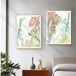 Wall art - Woven Sea Plants (2 sets)- Canvas Prints- Poster Prints