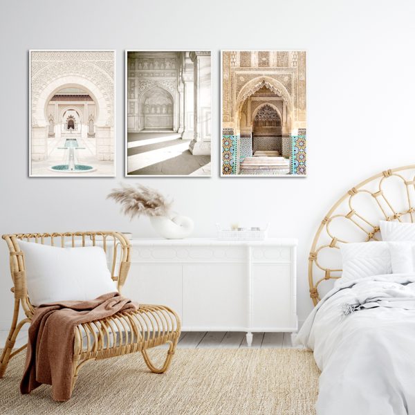 Wall Art - Hassan Mosque (3 sets) - Canvas Prints-Poster Prints - Image 3