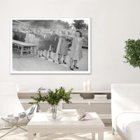 Wall Art - Women Training to be LAPD Officers - Canvas Prints-Poster Prints