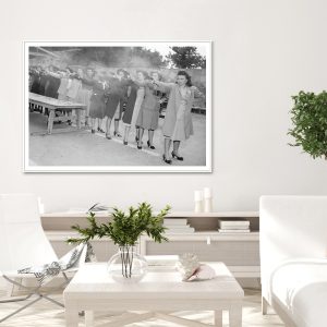 Wall Art - Women Training to be LAPD Officers - Canvas Prints-Poster Prints