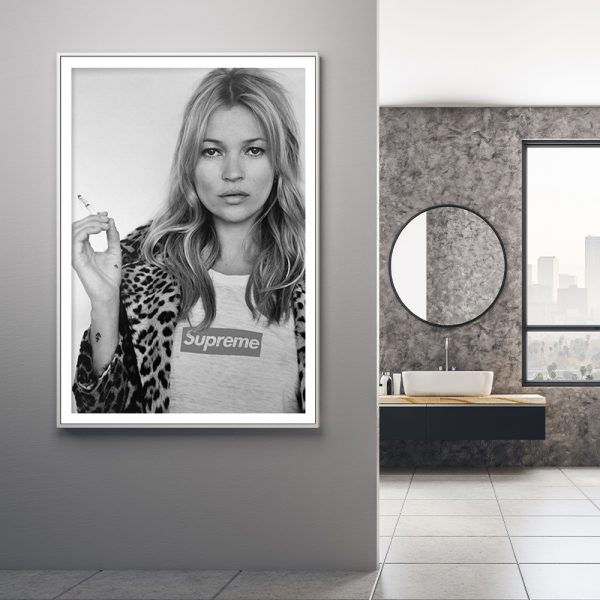Wall Art - Kate Moss Fashion - Canvas Prints-Poster Prints - Image 2