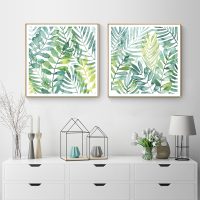 Wall Art - Botanical leaves (2 sets)- Canvas Prints-Poster Prints