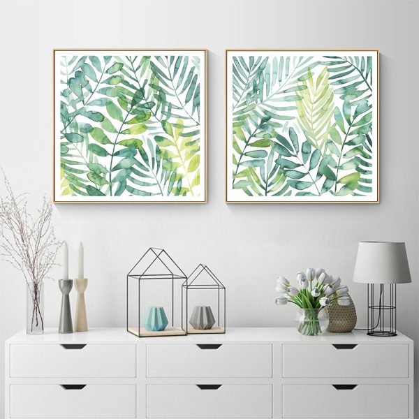 Wall Art - Botanical leaves (2 sets)- Canvas Prints-Poster Prints