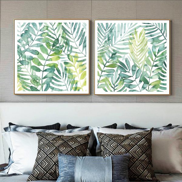 Wall Art - Botanical leaves (2 sets)- Canvas Prints-Poster Prints - Image 2