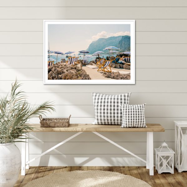 Wall Art - Capri beach - Canvas Prints-Poster Prints - Image 2