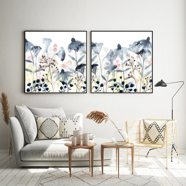 Wall Art - Layered Gardens (2 sets)- Canvas Prints-Poster Prints - Image 2