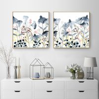 Wall Art - Layered Gardens (2 sets)- Canvas Prints-Poster Prints