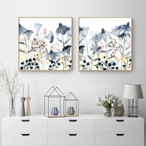 Wall Art - Layered Gardens (2 sets)- Canvas Prints-Poster Prints
