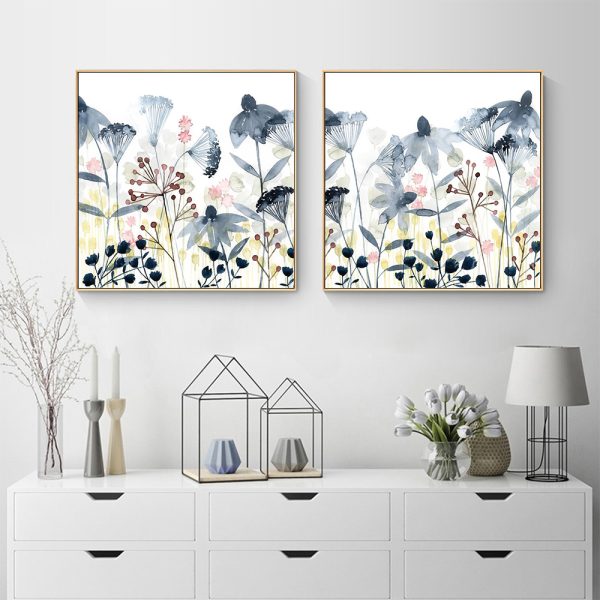Wall Art - Layered Gardens (2 sets)- Canvas Prints-Poster Prints
