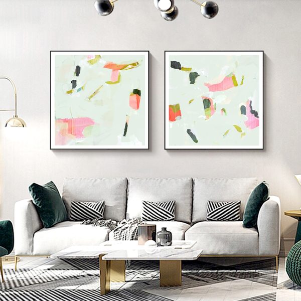 Wall Art - Olive Scatter (2 sets)- Canvas Prints-Poster Prints - Image 2